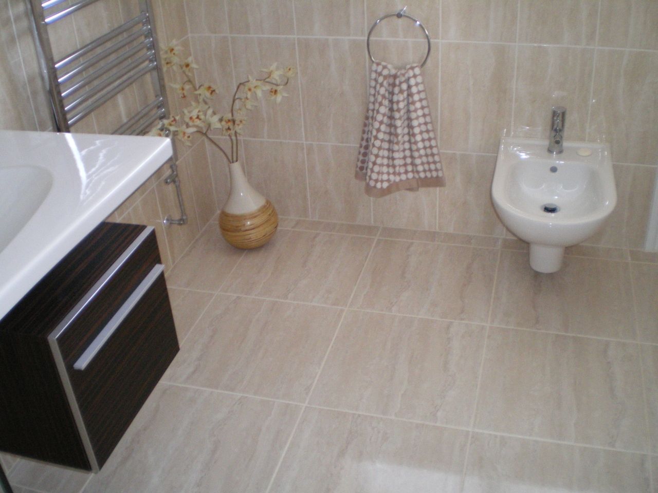 Bathroom tiling